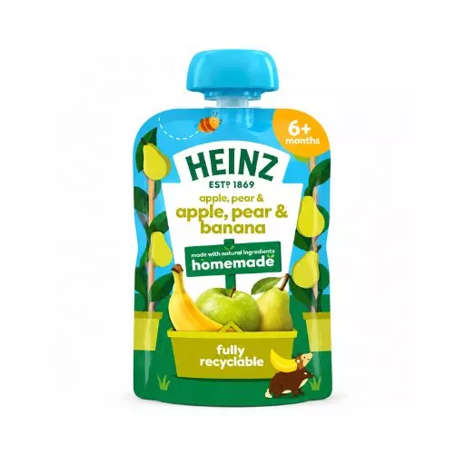 Heinz Apple Pear Banana Puree 100g