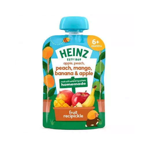 Heinz Peach Mango Banana Apple Puree 100g