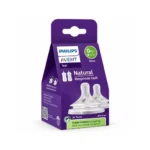 Philips Avent Natural Response Nipple 2pcs 0m+ | Flow 1