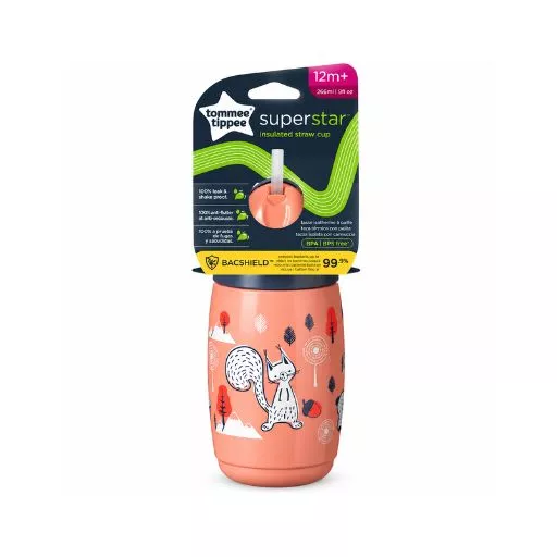 Tommee Tippee Insulated Straw Cup 266ml
