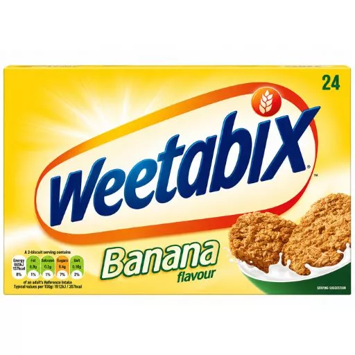 Weetabix Banana Flavour Cereal 24 Pack 540g